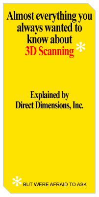 Almost Everything You Always Wanted to Know About 3D Scanning...But Were Afraid to Ask