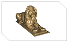 Direct 3Dview - Lion Sculpture